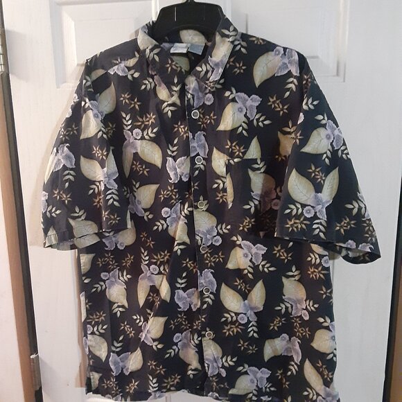 OP Sport Men's Hawaiian Button Up Shirt Size XL - Picture 2 of 7